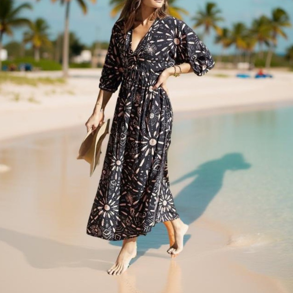 Anthropology Malai Sundress Coverup Sz Sm